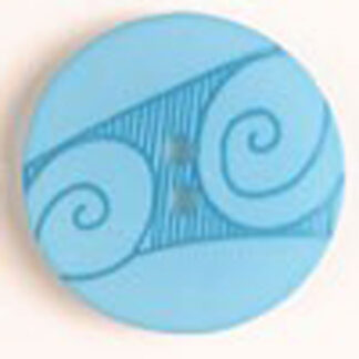 Button - 25 mm - 370542 - Blue - Dill Buttons