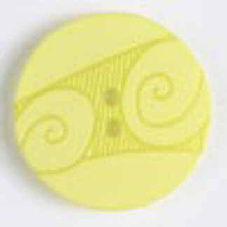 Button - 25 mm - 370546 - Yellow - Dill Buttons