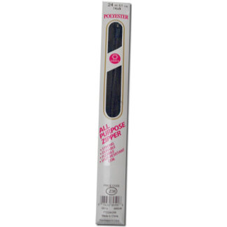 Zipper - 24" Polyester - Black
