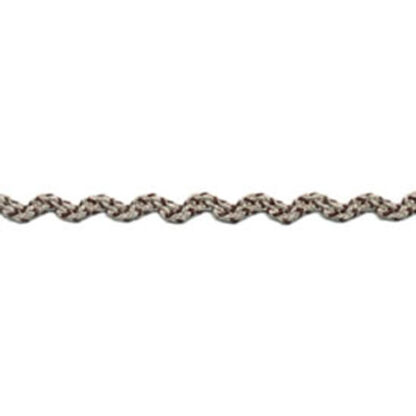 Linen Ric Rac  - BBL  - 107  - C04  - Linen/Brown  - 3/8"