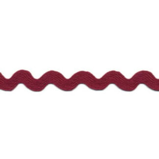 Poly Ric Rac  - BP  - 029  - 275  - Wine  - 1/2" (approx. 1 cm)
