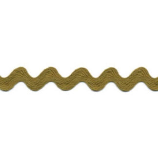 Poly Ric Rac  - BP  - 029  - 572  - Olive  - 1/2" (approx. 1 cm)