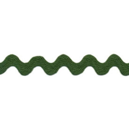 Notions - Poly Ric Rac - BP - 029 - 580 - Emerald - 1/2" (approx. 1 cm) wide - Cheep Trims