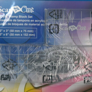 ScanNCut - Acrylic Stamp Block Set (to use with stamp kit)