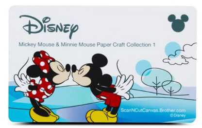 ScanNCut - Disney Mickey/Min - Paper Craft Pattern Collection #1
