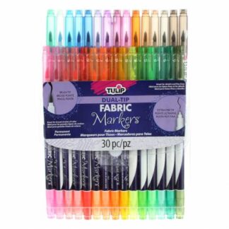 Dual-Tip Fabric Markers - Tulip