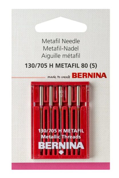 Bernina  - 130/705H  - Metafil  - #080  - 5 Pack