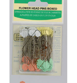 P - Flower Head Pins - 100/Pkg - 0.70mm x 54mm - Clover