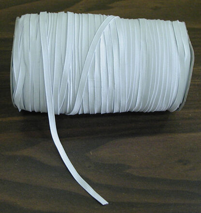 Notions - Elastic - #EKP6MM - White - 100% Polyester - 6 mm wide