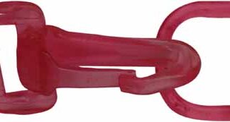 Notions - Swivel Hook and 1" D-Ring - Red - Elan