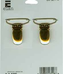 Suspender Clips - Gold - Elan