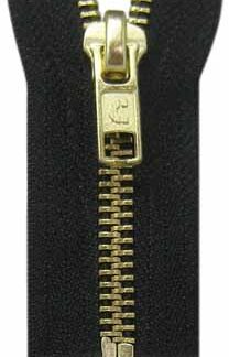 Zipper - 55cm/22" - Black - Separating