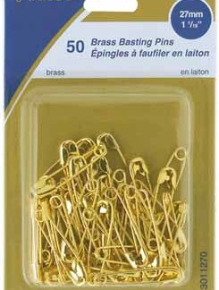 Safety Pins - Brass - 27mm - 50 pcs - Klasse