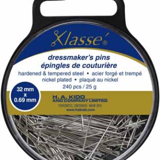 Dressmaker Pins - 32mm x .69mm - Klasse