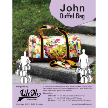 John Duffel Bag - UH1002 - UhOh Creations