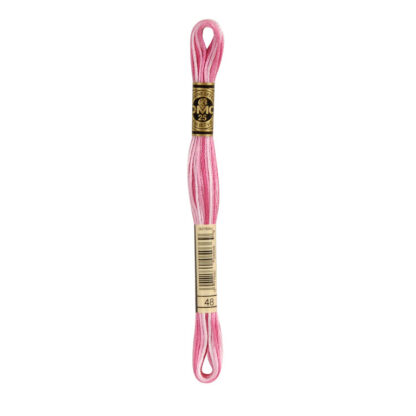 DMC - Six-Strand Embroidery Floss - 48 - Baby Pink Shaded - 8m
