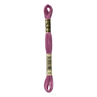 DMC - Six-Strand Embroidery Floss - 316 - Md Antique Mauve - 8m