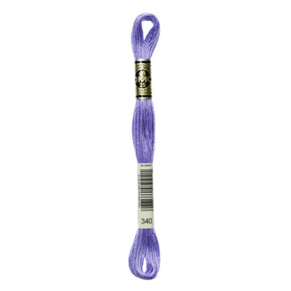 DMC - Six-Strand Embroidery Floss - 340 - Md Blue Violet - 8m