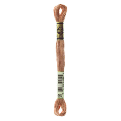 DMC - Six-Strand Embroidery Floss - 407 - Dk Desert Sand - 8m