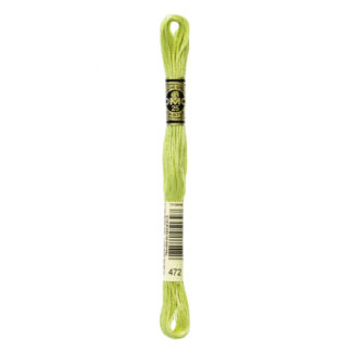 DMC - Six-Strand Embroidery Floss - 472 - Ul Lt Avocado Grn - 8m