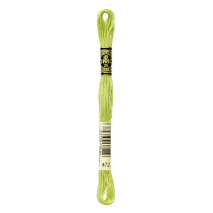 DMC - Six-Strand Embroidery Floss - 472 - Ul Lt Avocado Grn - 8m