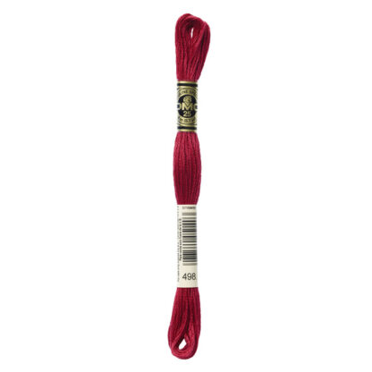 DMC - Six-Strand Embroidery Floss - 498 - Dk Xmas Red - 8m