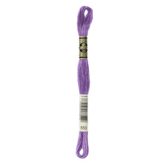 DMC - Six-Strand Embroidery Floss - 553 - Violet - 8m