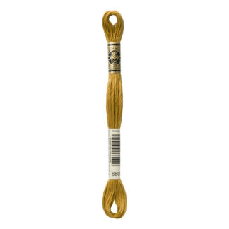 DMC - Six-Strand Embroidery Floss - 680 - Dk Old Gold - 8m