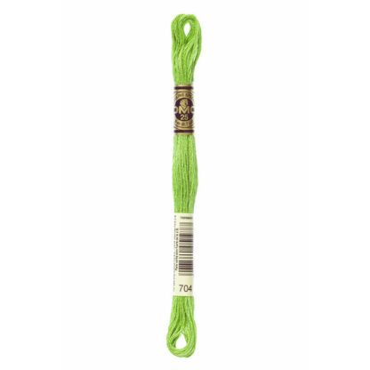 DMC - Six-Strand Embroidery Floss - 704 - Brt Chartreuse - 8m