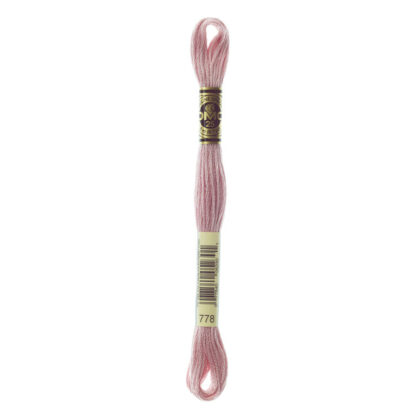 DMC - Six-Strand Embroidery Floss - 778 - Vy Lt Ant Mauve - 8m