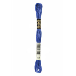 DMC - Six-Strand Embroidery Floss - 798 - Dk Delft Blue - 8m