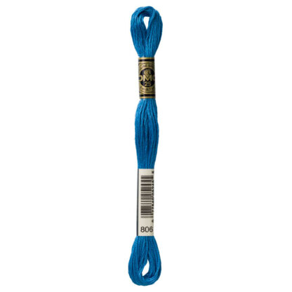 DMC - Six-Strand Embroidery Floss - 806 - Dk Peacock Blue - 8m