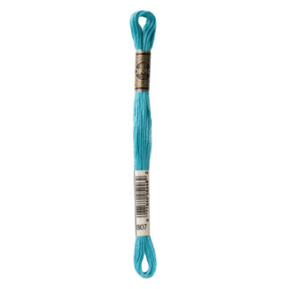 DMC - Six-Strand Embroidery Floss - 807 - Peacock Blue - 8m