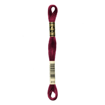 DMC - Six-Strand Embroidery Floss - 815 - Md Garnet - 8m