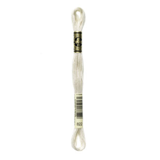 DMC - Six-Strand Embroidery Floss - 822 - Lt Beige Grey - 8m