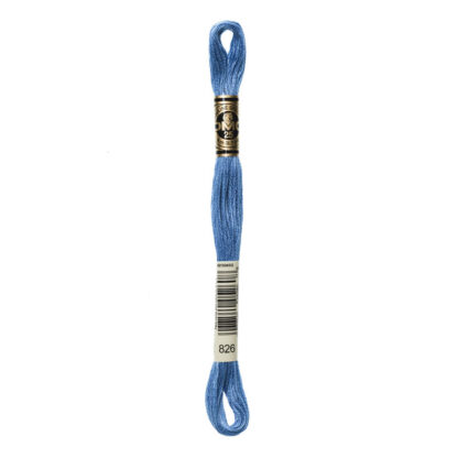 DMC - Six-Strand Embroidery Floss - 826 - Md Blue - 8m