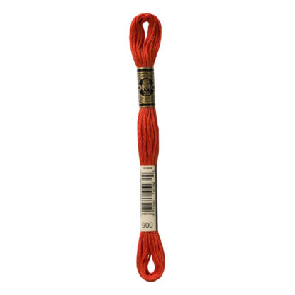 DMC - Six-Strand Embroidery Floss - 900 - Dk Burnt Orange - 8m