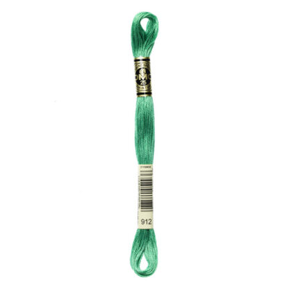 DMC - Six-Strand Embroidery Floss - 912 - Lt Emerald Green - 8m