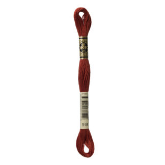 DMC - Six-Strand Embroidery Floss - 918 - Dk Red Copper - 8m