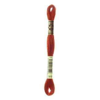 DMC - Six-Strand Embroidery Floss - 919 - Red Copper - 8m