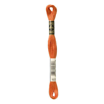 DMC - Six-Strand Embroidery Floss - 922 - Lt Copper - 8m