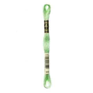 DMC - Six-Strand Embroidery Floss - 955 - Lt Nile Green - 8m