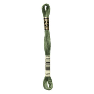 DMC - Six-Strand Embroidery Floss - 3363 - Md Pine Green - 8m