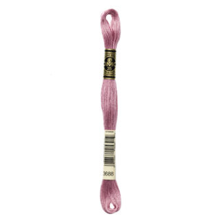 DMC - Six-Strand Embroidery Floss - 3688 - Md Mauve - 8m