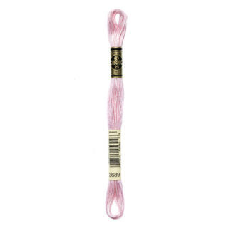 DMC - Six-Strand Embroidery Floss - 3689 - Lt Mauve - 8m