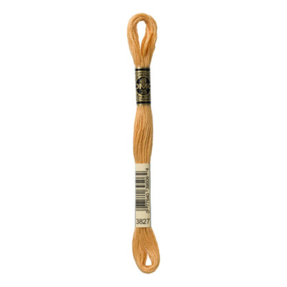 DMC - Six-Strand Embroidery Floss - 3827 - Pl Golden Brwn - 8m