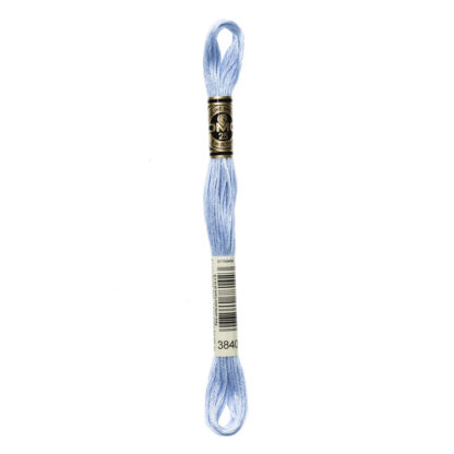 DMC - Six-Strand Embroidery Floss - 3840 - Lt Lavender Blue - 8m