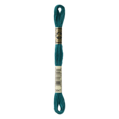 DMC - Six-Strand Embroidery Floss - 3847 - Dk Teal Green - 8m