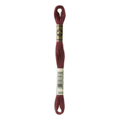 DMC - Six-Strand Embroidery Floss - 3858 - Md Rosewood - 8m