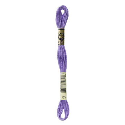 DMC - Six-Strand Embroidery Floss - 155 - Md Dk Blue Violet - 8m